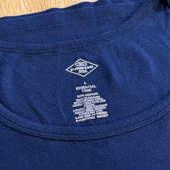 BUNDLE St. John's Bay Cotton Tank Tops - Picture 2 of 2
